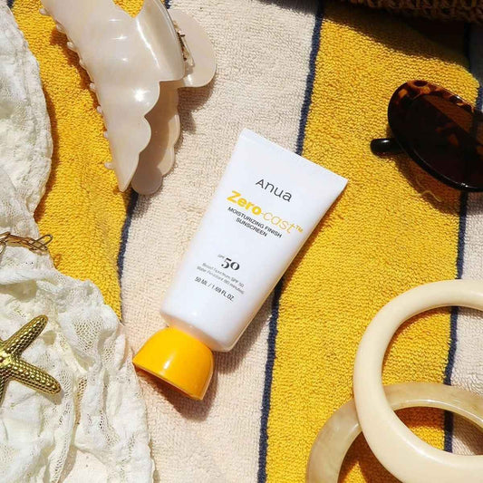 ANUA Zero-Cast Moisturizing Finish Sunscreen SPF 50