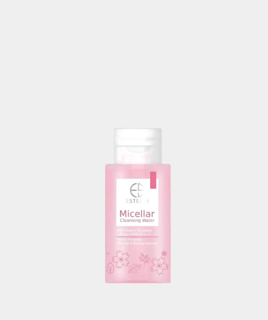 Estelin Micellar Cleansing Water With Cherry Blossom for Refreshing Skin Cleanse