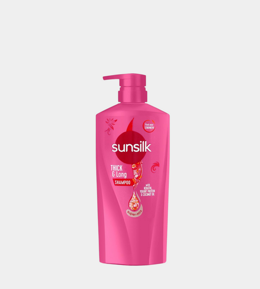 Sunsilk Thick & Long Shampoo 660ml - Nourish & Strengthen Your Hair