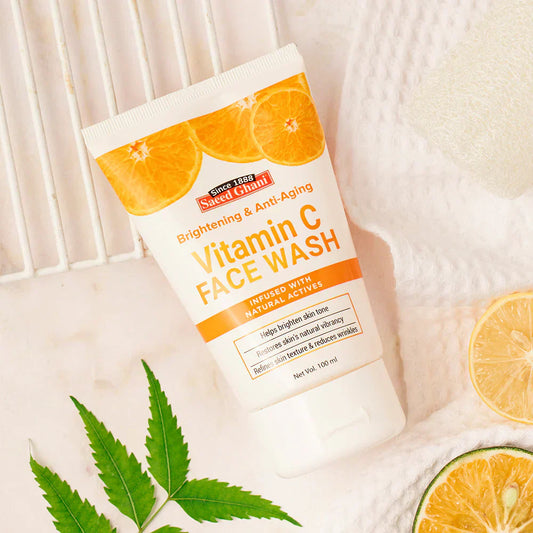 Vitamin C Face Wash for Brightening and Anti-Aging Benefits